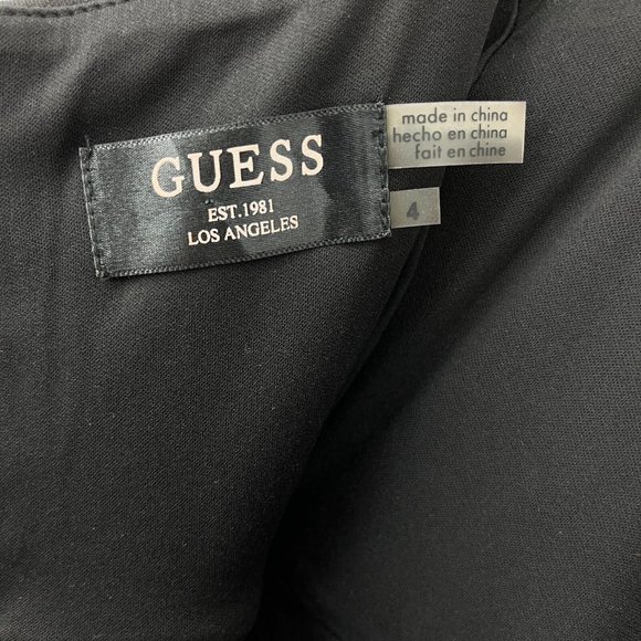 GUESS Caged Scuba Bodycon cocktail Dress SIZE 4 - Picture 4 of 5